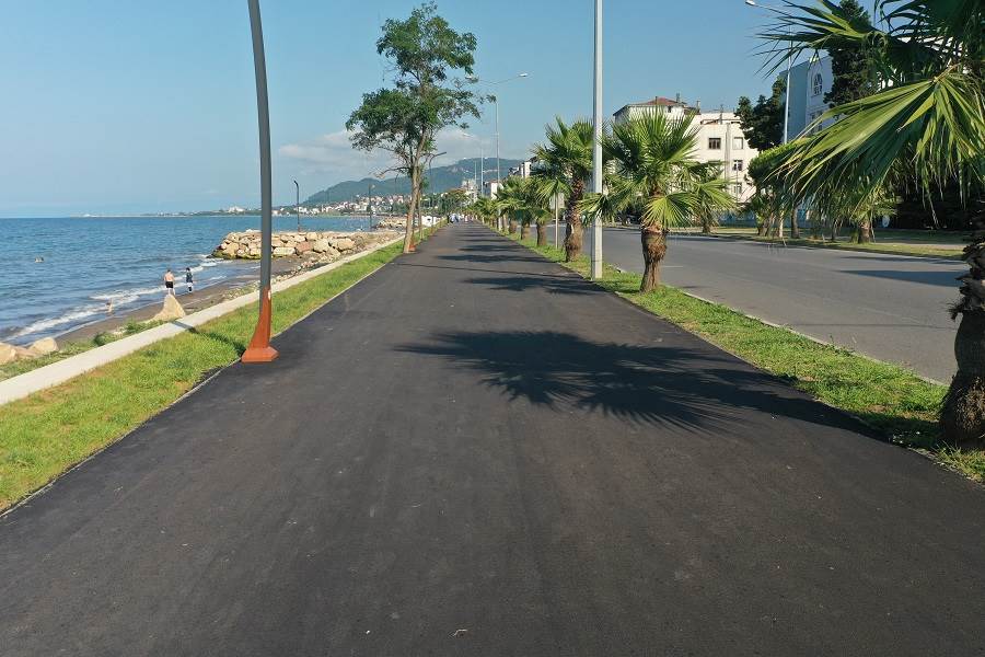 BİSİKLET VE YÜRÜYÜŞ YOLUNDA SON DÜZLÜĞE GELİNDİ